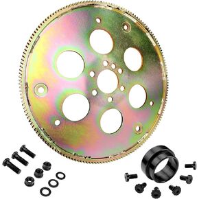 Misakomo LS V8 Flexplate Adapter Kit, Compatible with 1997-2007 GM Gen III LS1/LS2/LS6/4.8/5.3/6.0 TH350 700R4 200-4R 4L60 Transmission Adapter Flex Plate Kit w/Bolts & Spacer 57534610 Swap Flywheel