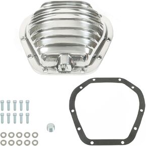 labwork Front Finned Polished Differential Cover Replacement for 1974-2011 GM Ford Dana