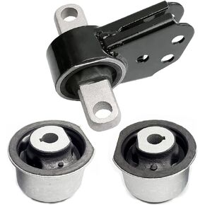 Front Differential Mount Set Replacement for 2005-2010 Jeep Grand Cherokee & 2006-2010 Jeep Commander Replaces 52114354AA 52089516AB 1 Front Axle Mount & 2 Front Axle Bushings