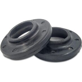 Front Upper Coil Spring Insulators, Coil Spring Isolators Compatible with 1984-2001 Cherokee XJ, 93-98 Grand Cherokee ZJ, 97-06 Wrangler TJ, 86-92 Comanche MJ, 84-90 Wagoneer (Stock Height)