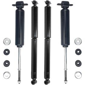 RWD Front Rear Shocks Compatible with Chevy Blazer S10 GMC Jimmy Sonoma Hombre 1994 1995 1996 1997 1998 1999 2000 2001 2002 2003 2004 2005 2.2L 4.3L Shock Absorbers