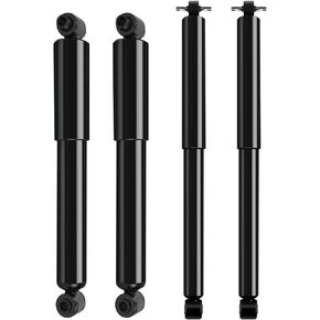 Set of 4 Shocks,ECCPP Shocks Absorbers K2500 K1500 1988-1999 for Chevy Fits 1988-2000 for Chevy K2500,1988-1999 for GMC K1500,1988-2000 for GMC K2500 Front Rear Auto Shocks Gas Struts 344266 344263