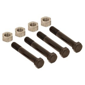 LIBRA Trailer Leaf Spring Shackle Bolts 9/16" -18 X 3 Long with Lock Nuts, Set of 4-23030/23012