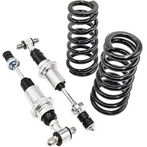 Front Coilover Shock Absorber Strut Pair Set Adj. 500 lb Springs Compatible for 73-77 A-Body 82-88 G-Body