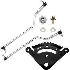 Steering Sector Drag Link Kit, 19 Teeth Steering Tie Rod Kit Compatible With John Deere Lawn Mower D110 D120 D130 D140 D170 LA105 LA115 LA130 LA135 LA140 LA145 LA175, Tractor Steering Kit