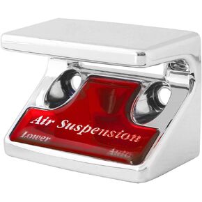 GG Grand General 96180 Chrome Switch Guard with Black Air Suspension Sticker for Freightliner