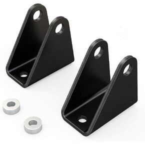 RockTrix Shock Extender Brackets Extension for 1-3 inch Leveling Kits - Compatible with 2001-2010 Chevy Chevrolet GMC Silverado 1500 2500 3500 (See Description for Exact Year and Model)