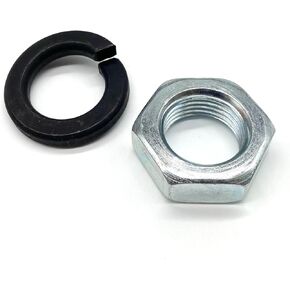 Region Offroad Pitman Arm Nut and Lock Washer for Steering Gear Box compatible with Jeep Wrangler YJ TJ JK JKU Cherokee XJ Comanche MJ Grand Cherokee ZJ CJ5 CJ6 CJ7 Scrambler Replacement for J3200501