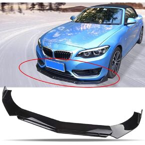 Carbon Fiber Front Bumper Lip+Strut Rods Compatible With IS250 IS300 IS350 ES350 GS300