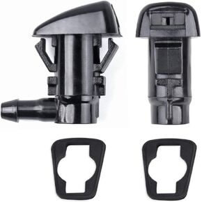 Xislet 2 Pack Windshield Washer Nozzle Sprayers Kits Replacement for 2005-2016 Jeep Grand Cherokee 55079049AA 2005-2010 Pontiac G6 2005-2013 Chevy Malibu Chrysler Windshield Nozzle 55372143AB, 47183