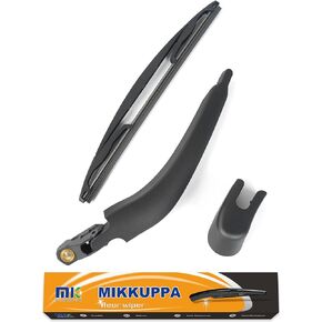 Rear Wiper Arm Blade Assembly, for 2008-2015 Buick Enclave - MIKKUPPA Back Windshield Wiper Replacement - All Season Natural Rubber Cleaning Window
