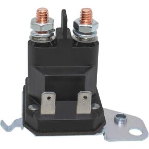 Starter Solenoid 762-1261-211-50 762-1261-211-51, 12V 100A 4 Terminals Lawn Mower Solenoid Compatible With MTD Lawn Mower Tractors, Compatible With Trombetta 862-1241-211-12 & Craftsman 532192507