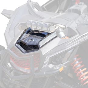 KIWI MASTER Turbo Hood Scoop Compatible with 2017-2024 Can-Am Maverick X3 Accessories Replace OEM # 705014313, Carbon Fiber Pattern
