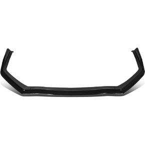 DNA Motoring ZTL-Y-0233 3Pc CS-Style Front Bumper Lip Splitter Trim Protection Under Chin Spoiler Compatible with 15-20 WRX STI Sedan,Gloss Black
