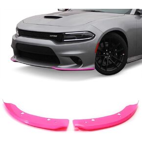 Front Bumper Lip Splitter Protector Replacement for 2015-2023 2024 Dodge Charger Scat Pack/SRT Models and 2019-2023 2024 GT/RT/SCAT Models