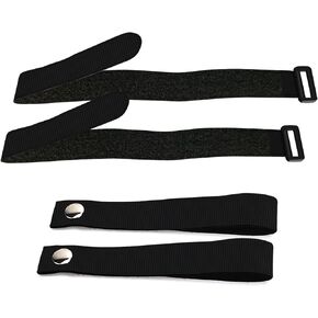 Tie Down Straps for Jeep Wrangler JK JKU YJ TJ JL JLU Unlimited & Sports 2007-2020 Window Durable Top Straps (4 Pack)