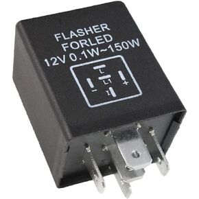 SOCAL-LED 5-Pin EP27 FL27 Electronic LED Flasher Relay for Fix LED Turn Signal Bulbs Hyper Flash Issue in Kuwait