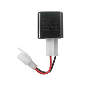 قابل للتعديل 2 دبوس الإلكترونية LED المتعري التتابع للدراجات النارية إصلاح بدوره إشارة فرط فلاش، 2 دبوس قابل للتعديل معدل فلاش المتعري تتابع مجموعة موصلات الأسلاك لدراجة سكوتر، استبدال مباشر