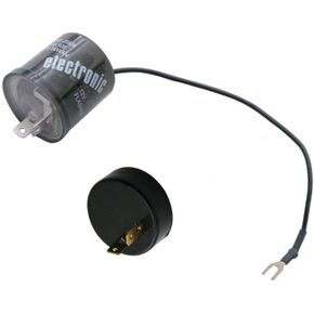 فلاش LED United Pacific 90652 مع محول عكس القطبية، تصميم سهل التوصيل، نظام تيار مستمر 12 فولت، 20 أمبير - وحدة واحدة