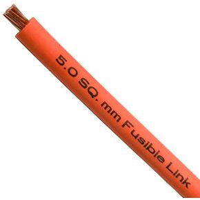 8122PT 10 Gauge Fusible Link Wire (5.0 SQ mm) 1' per Package - Color Will Vary