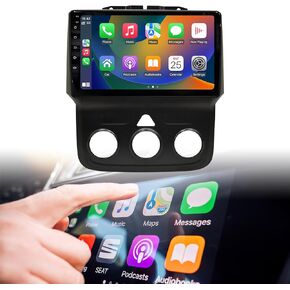 Android Stereo 9inch 1280 * 720 IPS Touch Screen 2G RAM 32G ROM Navigation Replacement Build in Android Auto Compatible with 2013-2018 Dodge RAM 1500 2500 3500 Manual AC