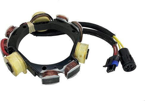JETUNIT Stator For Johnson Evinrude 584548 173-4821 Outboard 9.9 HP(2 Cyl) 25 35 HP(3 Cyl) 584821 763761(1995-2001)12-AMP 4/2-Stroke in Saudi Arabia