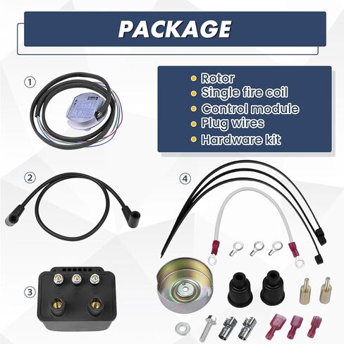 مجموعة ملف إشعال قابلة للبرمجة للدراجة النارية 53-660 متوافقة مع 1970-1999 Harley Davidson Big Twin (باستثناء الكاميرا المزدوجة) و1971-2003 Harley Sportster (باستثناء موديلات "S")، استبدل 60-53-660-06 in Kuwait