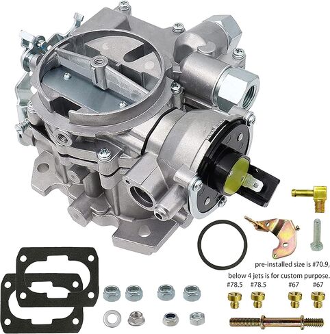 كامفينكو 2 برميل المكربن ​​البحري لمحركات Mercruiser 2.5L 3.0L 4 Cyl روتشستر Mercarb 3310-864940A01، 8M0045397 مدخل الوقود الجانبي الاختناق الكهربائي in Kuwait