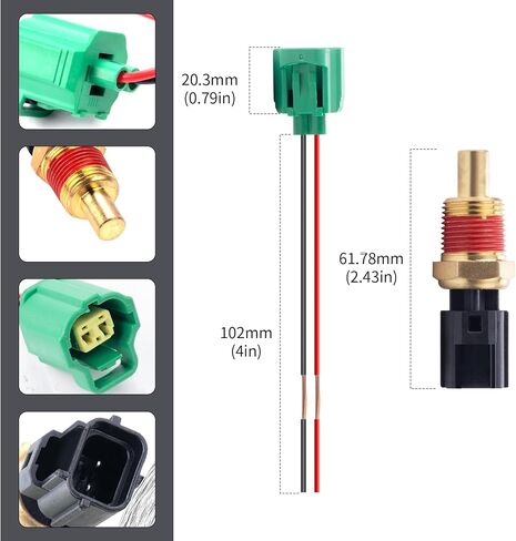 Engine Coolant Temperature Sensor 5S1500 56027873 with Connector Wiring in Saudi Arabia