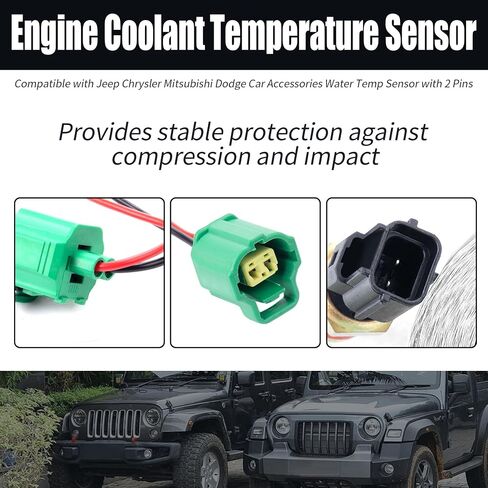 Engine Coolant Temperature Sensor 5S1500 56027873 with Connector Wiring in Saudi Arabia