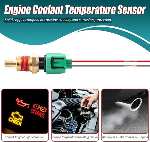 Engine Coolant Temperature Sensor 5S1500 56027873 with Connector Wiring in Saudi Arabia