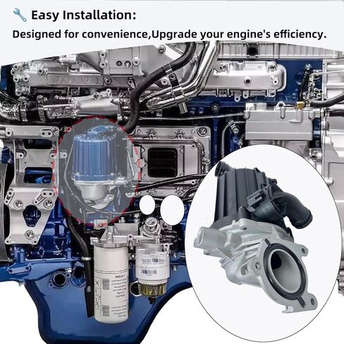 LOBIUTIYA 21679517 Crankcase Ventilation Separator For 2006-2022 Volvo D11 MP7 with Gasket OEM 21679517 22999818 21975959… in Saudi Arabia