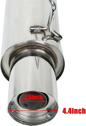 مواصفات عادم خلفي كامل للقطط من TYFYB متوافق مع 2003 2004 2005 2006 2007 2008 350Z Infiniti G35، فضي in Kuwait