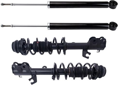 TRQ Front Complete Struts & Rear Shocks Kit Compatible with 2012-2019 Nissan Versa in Saudi Arabia