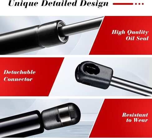 10 بوصة 35 رطل/156N دعامات رفع الصدمات الغازية متوافقة مع صندوق أدوات التقاط الشاحنة وغطاء باب RV، مجموعة من 2 Vepagoo in Kuwait