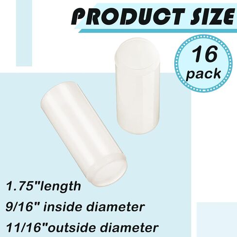 Frienda 16 Pcs Trailer Leaf Spring Bushings Nylon Bushings Trailer Bushings Fits 9/16" I. D. x 1-3/4" for Car Trailer Axle Boat Parts Replacement Tool in Saudi Arabia