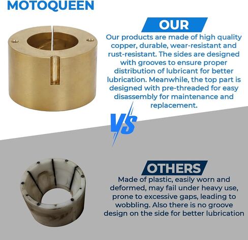 MOTOQUEEN لـ Dana 60 البطانات Kingpin العلوية البرونزية مع مجموعة إعادة بناء دبوس الملك in Kuwait