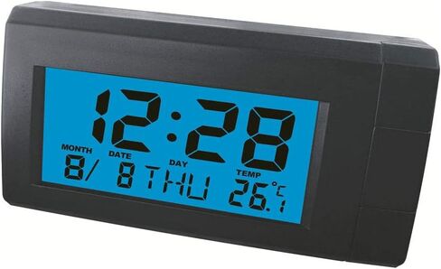 Gigicloud Car Digital Clock, Automobile Calendar Luminous Clock, Small Digital Clock for Car Dashboard Home Desk Office in Kuwait