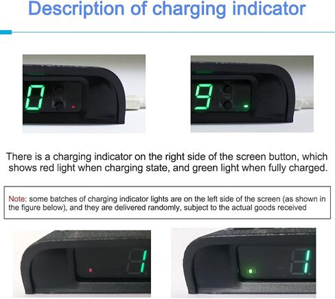 ساعة LCD للسيارة تعمل بالطاقة الشمسية، ساعة سيارة مضيئة، عرض درجة الحرارة على مدار الساعة (أخضر) in Kuwait