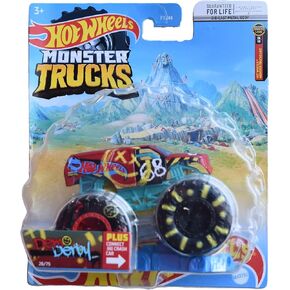 Hot Wheels Monster Trucks Demo Derby, Connect and Crash Car, Demo Derby