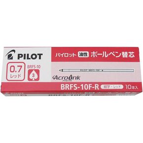 Pilot BRFS-10F-R Ballpoint Pen Red Refill set of 10