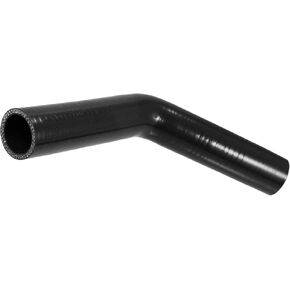 Motoforti Universal Intercooler Silicone Hose, 35mm 1.38 ID 45 Degree, Silicone, Black, 1 Pcs