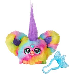 Furby Furblets Ree-Mix Mini Friend, 45+ Sounds & Music, Speaks Only Furbish, Electronic Plush Toys for 6 Year Olds & Up, Coral