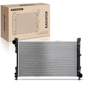 A-Premium Engine Coolant Radiator with Transmission Oil Cooler Compatible with Mercedes-Benz C230 C240 C280 C32 AMG C320 C350 SLK280 SLK350, Automatic Transmission, Replace# 2035000503