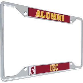 Desert Cactus USC License Plate Frame University of Southern California Trojans Metal License Plate Frame for Front or Back of Car Officially Licensed (Alumni)