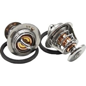 2PCS 71℃ 160℉ Thermostat M801088 M811034 for John Deere 670 770 790 870 970 990 1070 2027R 2032R 2520 2720 3203 3320 3520 3720 3045R 3046R 4052M 4052R 4200 4300 4400 Tractors