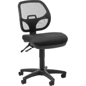Office Star ProGrid Breathable Back Adjustable and Ergonomic Office Task Chair with Built-in Lumbar Support, Coal FreeFlex Fabric