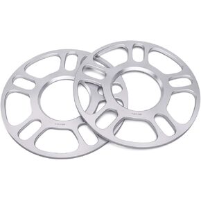 StanceMagic - فواصل عجلات مركزية مقاس 5 مم 5x114.3 (تجويف 67.1 مم) متوافقة مع Hyundai Genesis Veloster Kia Optima Mazda 3 5 MX-6 Mitsubishi Eclipse Lancer Jeep Patriot Compass والمزيد - قطعتان