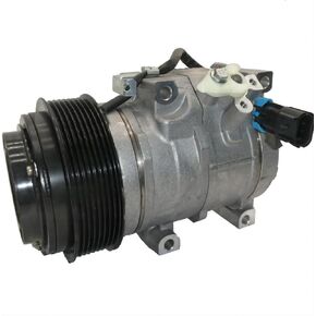 NEW CM-6197A Auto AC A/C Compressor for John Deere Series Backhoe Loader Excavator Tractor, DCP99520, RE284680, 503166, 51428. New Thinkhao 10SRE18C Compressor.