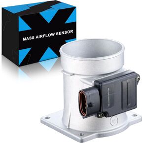Mass Airflow Sensor F5UZ12B579AARM MAF Sensor Fits for:-Ford F150 F250 F350 Bronco E150 E250 E350 Econoline 4.9L 5.0L 5.8L 1993 1994 1995 1996 OE# SK2451154, 869519, F5UF12B579AA